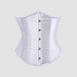 corset underbust de couleur blanc