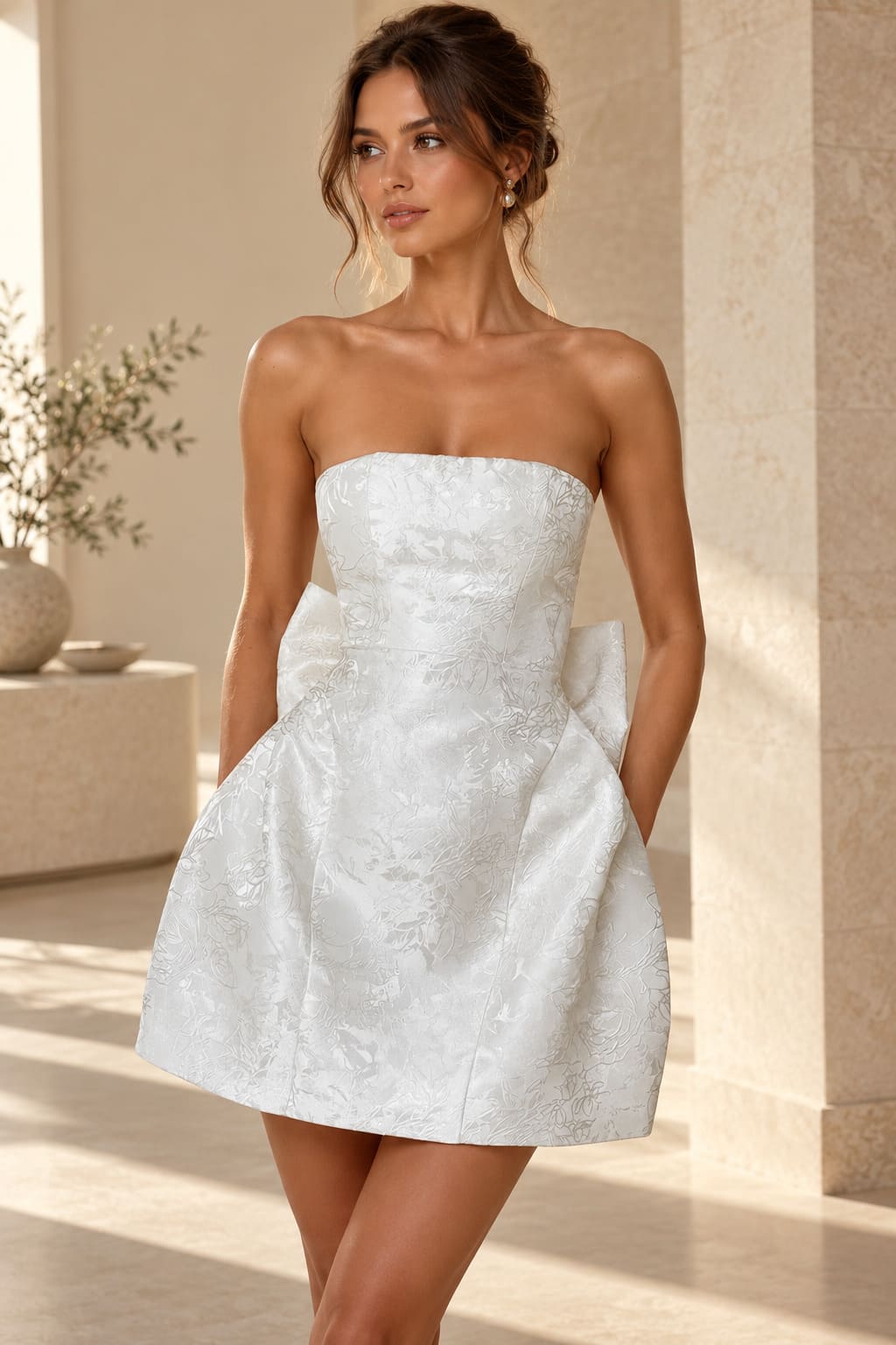Robe Corset Moderne à Gros Nœud - Giulia