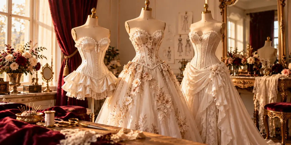 Robe corset blanche