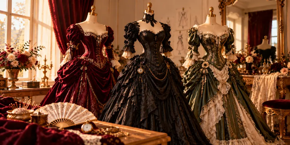 Robe Victorienne avec Corset