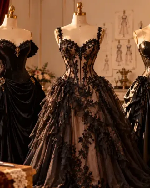 Robe Corset Noire