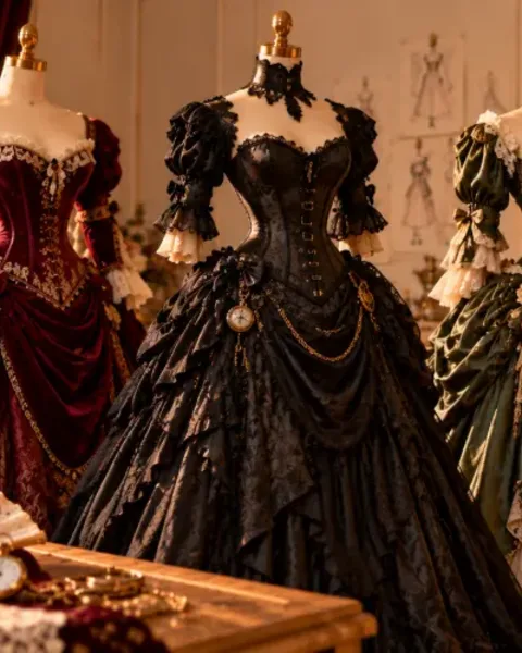 Robe Victorienne avec Corset